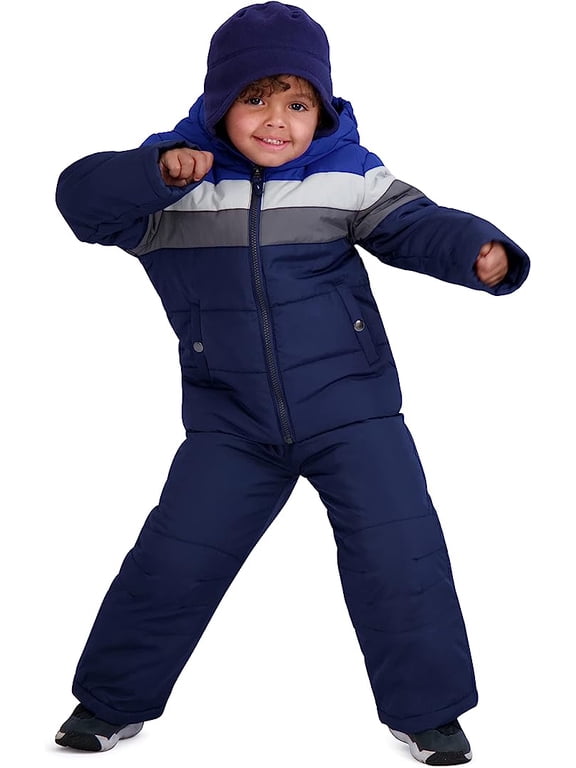 Boys' Ski Jacket and Snowbib Snowsuit Set