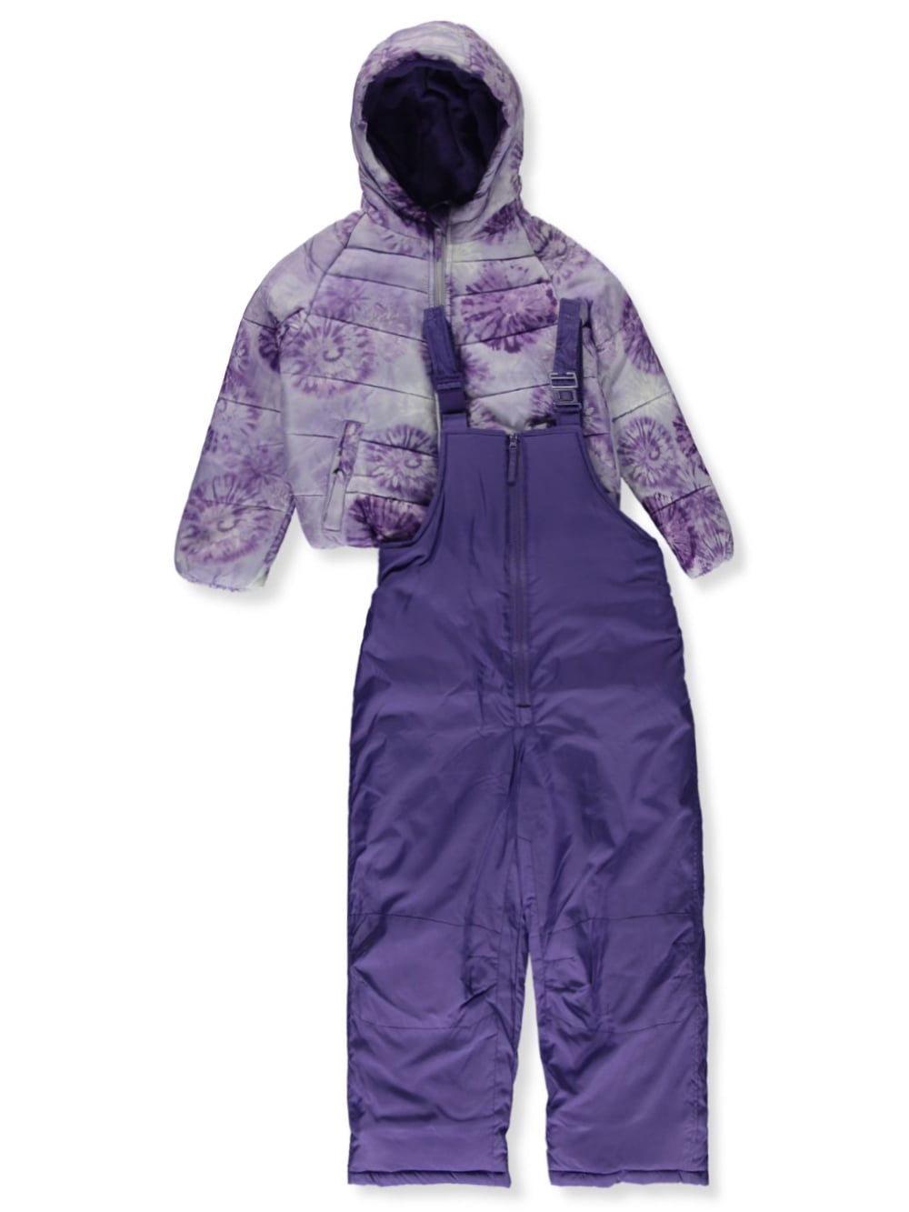 Rothschild Girls 2 Piece Cloud Snowsuit Set purple 2t Toddler Walmart