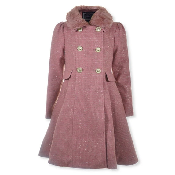 Rothschild Girls' Princess Shimmer Coat Color: pink/gold Size: 14