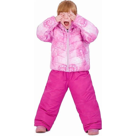 Rothschild Girls' Ski Jacket and Snowbib Snowsuit Set