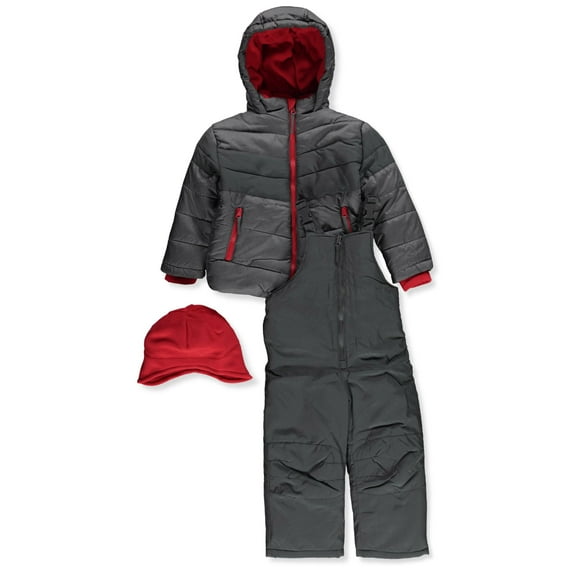 Rothschild Boys' 3-Piece Snowsuit Set Color: charcoal gray Size: 4