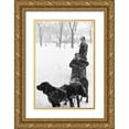 thumbnail image 1 of Rothstein, Arthur 23x32 Gold Ornate Wood Framed with Double Matting Museum Art Print Titled - Snow Carnival, New Hampshire, Lancaster, 1936, 1 of 4