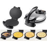 Roti Maker Machine, Stainless Steel Non-Stick Electric Tortilla Maker, 10-inch
