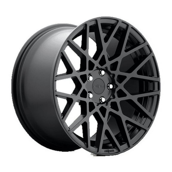 Rotiform 1PC Aluminum Rim R112 BLQ 18X8.5in Matte Black Finish, R112188579+35