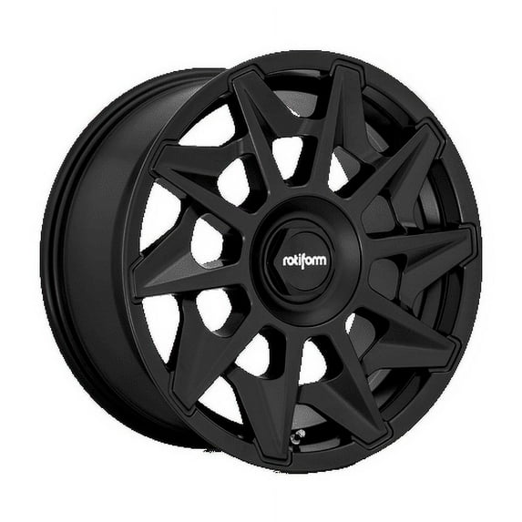 Rotiform 1PC Aluminum Rim R129 CVT 19X8.5in Matte Black Finish, R1291985F3+45