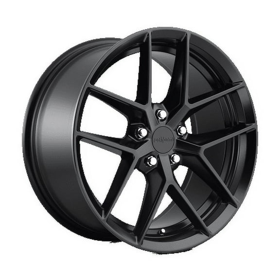 Rotiform 1PC Aluminum Rim R134 FLG 18X8.5in Matte Black Finish, R134188565+45