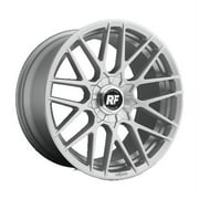Rotiform 1PC Aluminum Rim R140 RSE 18X9.5in Gloss Silver Finish, R140189552+35