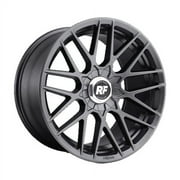 Rotiform 1PC Aluminum Rim R141 RSE 18X8.5in Matte Anthracite Finish, R141188503+35