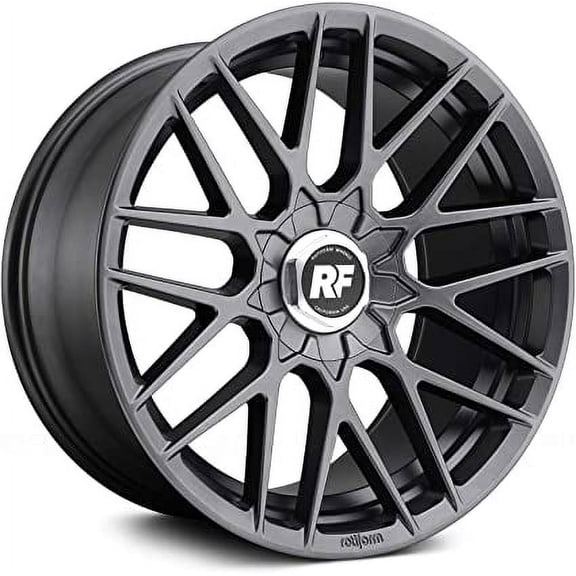 Rotiform 1PC Aluminum Rim R141 RSE 20X8.5in Matte Anthracite Finish, R141208542+35
