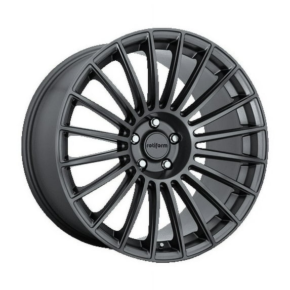 Rotiform 1PC Aluminum Rim R154 BUC 19X8.5in Matte Anthracite Finish, R1541985F8+45