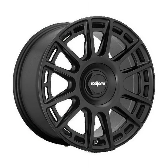 Rotiform 1PC Aluminum Rim R159 OZR 19X8.5in Matte Black Finish, R159198552+35