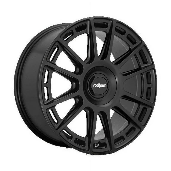 Rotiform 1PC Aluminum Rim R159 OZR 20X9in Matte Black Finish, R159209002+38