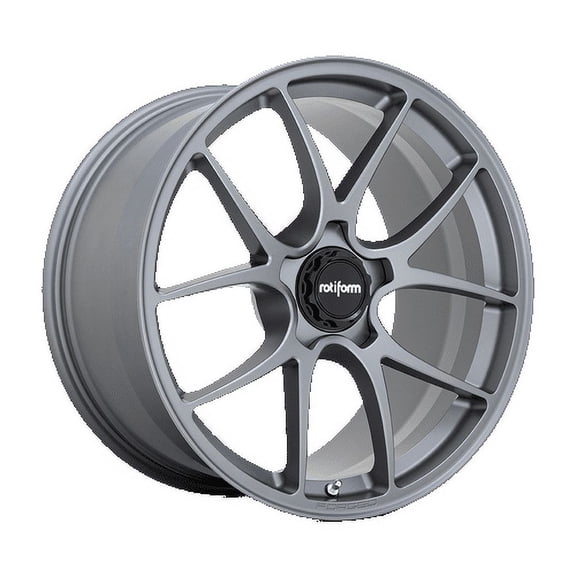 Rotiform 1PC Aluminum Rim R901 LTN 19X10.5in Satin Titanium Finish, R9011905F8+34T