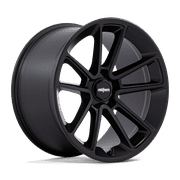 Rotiform 1PC Cast Aluminum Rim R194 21X10.5 5X120 MT-BLK-BLK-CAP 15MM, R194210511+15