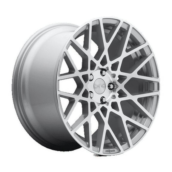 Rotiform R110 Blq 19X8.5 5X112 35Et 66.56Cb Gloss Silver Machined Wheel