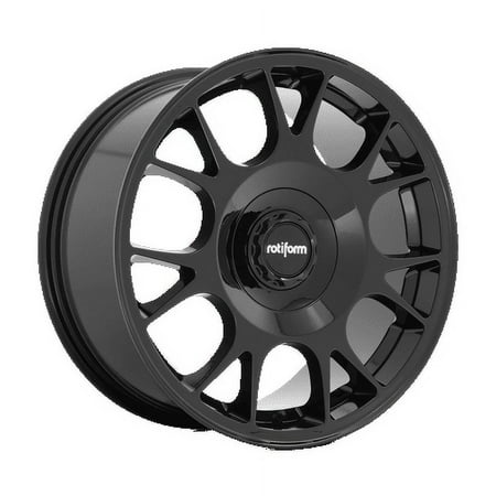 ROTIFORM R187 TUF-R 18X9.5 5X112/5X114.3 38ET 72.7CB GLOSS BLACK WHEEL