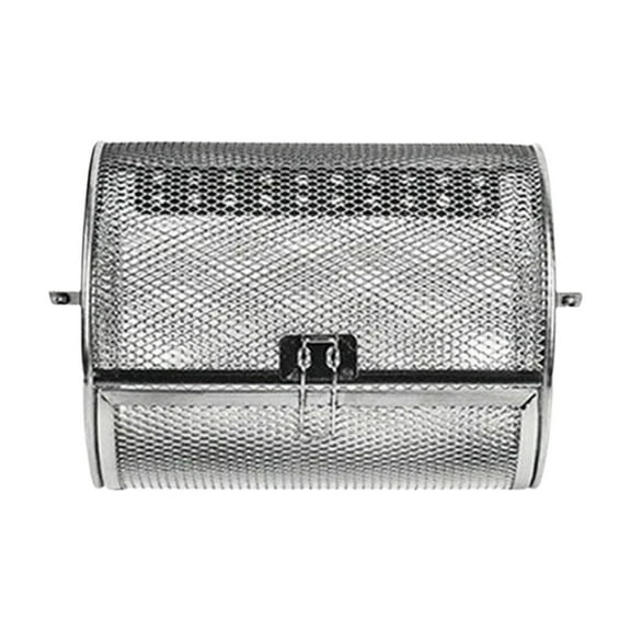 Rotisserie Basket Grill Accessories, Stainless Steel Rotisserie Baskets for Napoleon Outdoor Grill, Universal Fits for Kabobs French Fries Veggies Fits