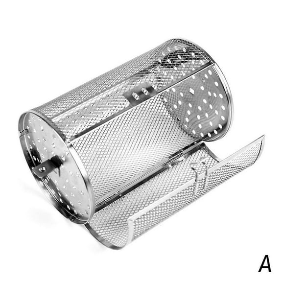 Rotisserie Roasting Oven Basket Stainless Steel Grilling Roaster Drums Rotating Air-Fryer Basket