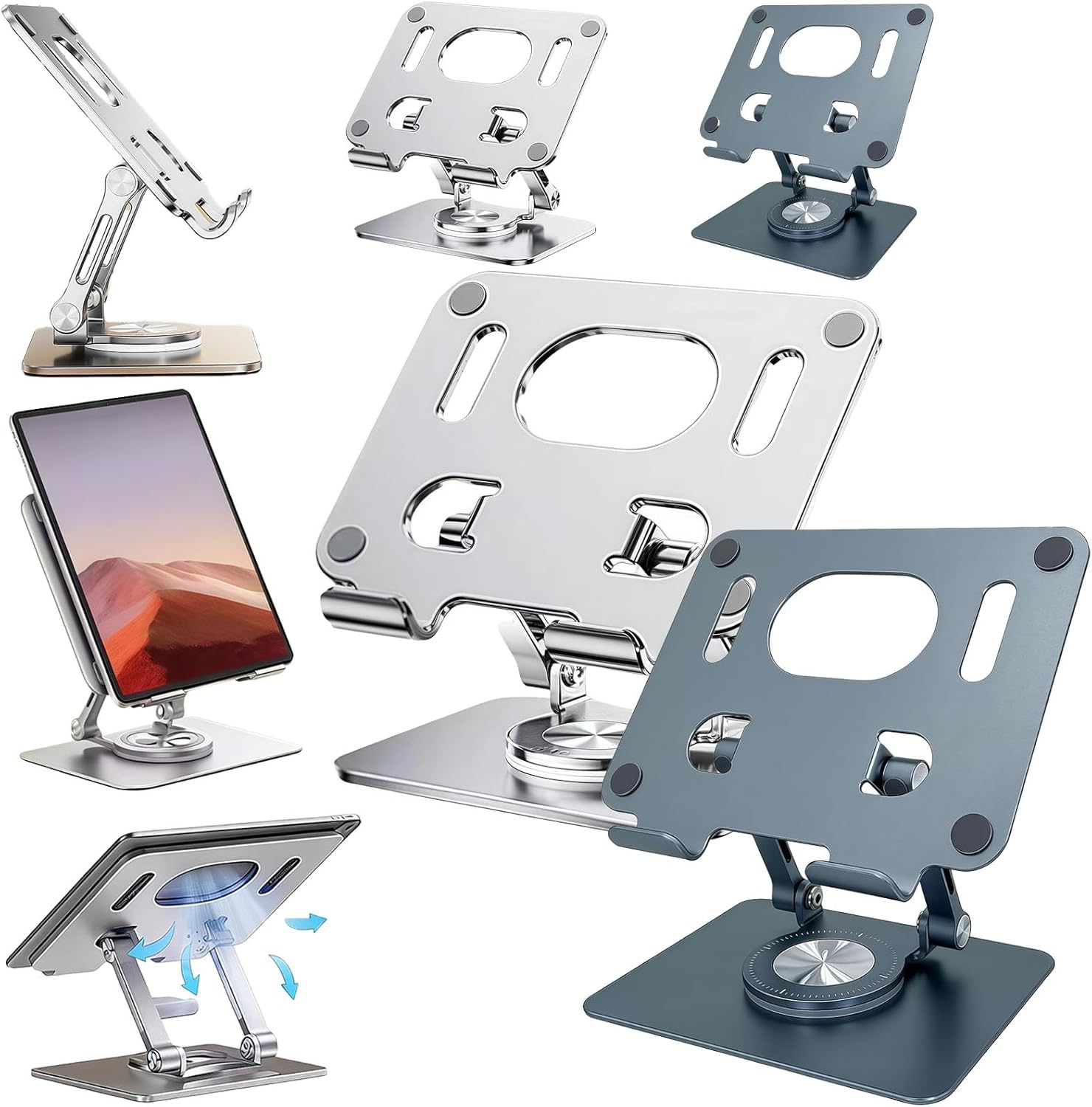 Rotiva Rotating Stand for Laptop, Adjustable Laptop Stand with 360 ...