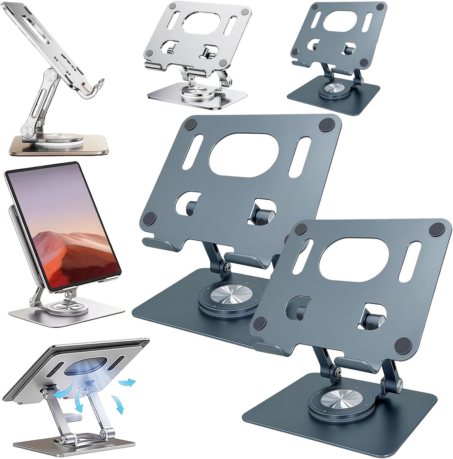Rotiva Rotating Stand for Laptop, Adjustable Laptop Stand with 360 ...