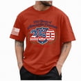 thumbnail image 1 of Rotm 4th Of July Shirts 4th of July Shirts for Men Patriotic American Flag Tshirts 250th Anniversary Independence Day Tees Tops Red,XL, 1 of 5
