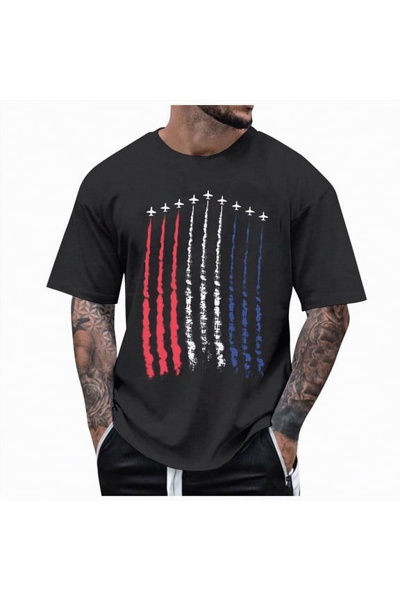4th Of July Shirts for Men 4th of July Shirts for Men Patriotic American Flag Tshirts 250th Anniversary Independence Day Tees Tops Dark Gray,XL