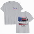 thumbnail image 1 of Rotm America 250 Shirt Cotton 250 Years America Independence Day 1776 2026 Usa Flag Patriotic T-Shirt For Men Women Grey,2XL, 1 of 7