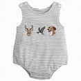 thumbnail image 1 of Rotm Baby Clothes Boy Baby Short Sleeve Bodysuit, Newborn Summer Romper Infant Outfit for Boys Girls White,12-18 Months, 1 of 7