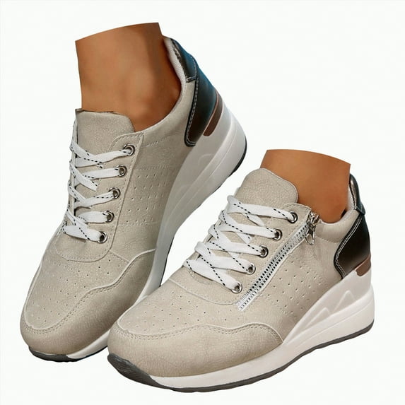 Rotm Comfortable Walking Shoes Women Womens Sneakers Air Cushion Running Shoes Lightweight Tennis Walking Shoes Mesh Breathable Gym Work Fashion Sneakers Athletic Comfortable Casual White,9