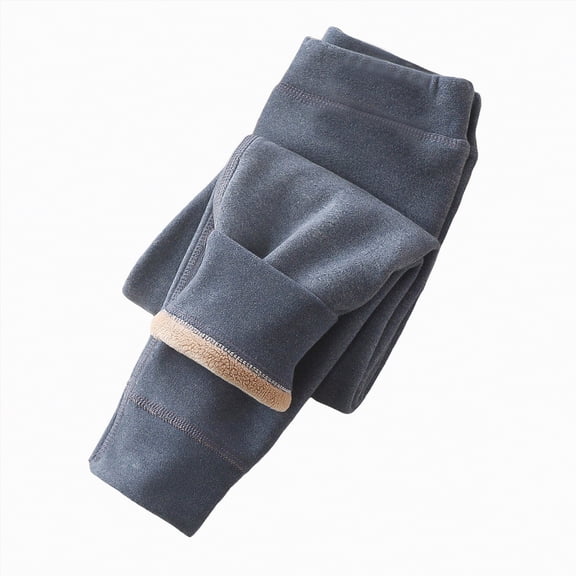 Rotm Fleece Lined Joggers Fleece Lined Leggings Women Tummy Control High Waisted Workout Winter Warm Soft Yoga Pants Grey,1-12 Months