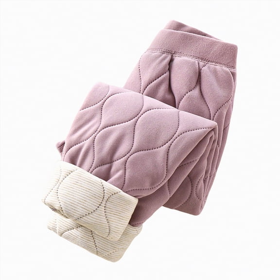 Rotm Fleece Lined Leggings Women Tummy Control High Waisted Workout Winter Warm Soft Yoga Pants Joggers For Women Purple,8-9 Years