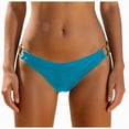 thumbnail image 1 of Rotm Full Coverage Bikini Bottom Women Standard Strappy Bikini Bottoms Full Coverage Bathing Suit Cutout Swim Low Rise Swimsuit Bottom Sky Blue,S, 1 of 6