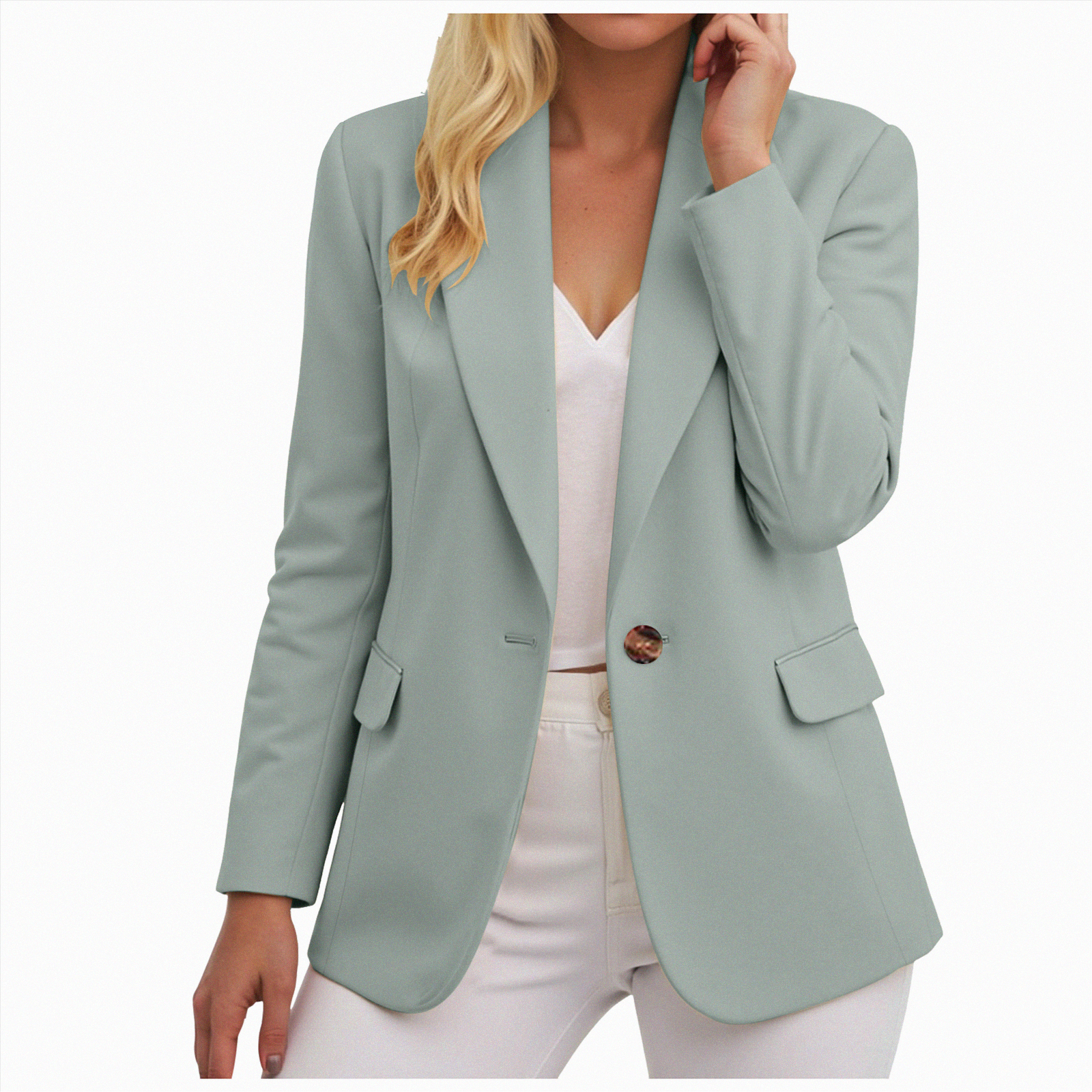 Rotm Interview Outfits for Women Womens Long Sleeve Blazer Business ...