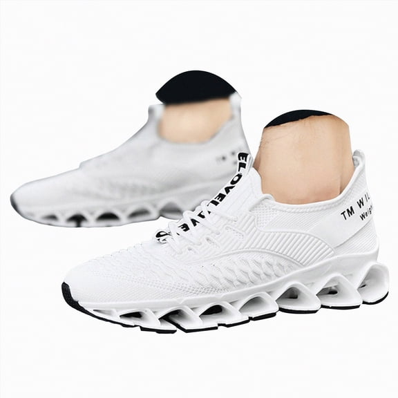 Rotm Men Wide Toe Shoes Men for Gym Workout Minimalist Weightlifting Cross-Trainer Running Hike Grounded Footwear Men's Running Shoes White,Size 11.5