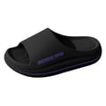 thumbnail image 1 of Rotm Shower Shoes Cloud Slippers for Women and Men, Pillow House Slippers Shower Shoes Indoor Slides Bathroom Sandals Black,9, 1 of 6