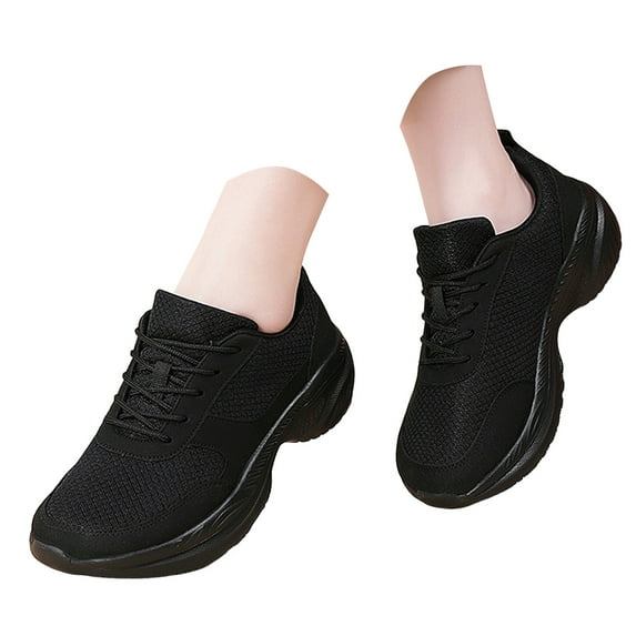 Rotm Slip On Sneakers Women & Mens Running Shoes Tennis Walking Gym Lightweight Workout Slip on Athletic Fashion Sneakers Black,6.5