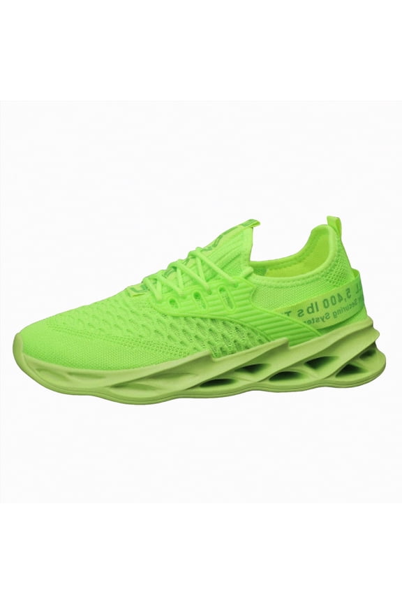 Sneakers Men Men's Non Slip Running Shoes Ultra Light Breathable Casual Walking Shoes Fashion Sneakers Mesh Workout Sports Shoes Green,Size 7