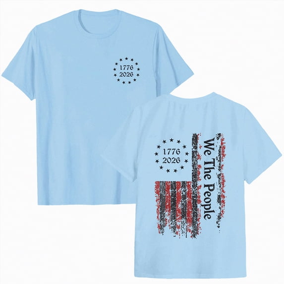 Rotm Stars And Stripes Shirt Womens Tops Comfy Cotton Tshirts Shirts for Women 4th of July American Flag Graphic Tees Independence Day Patriotic Tees Sky Blue,2XL