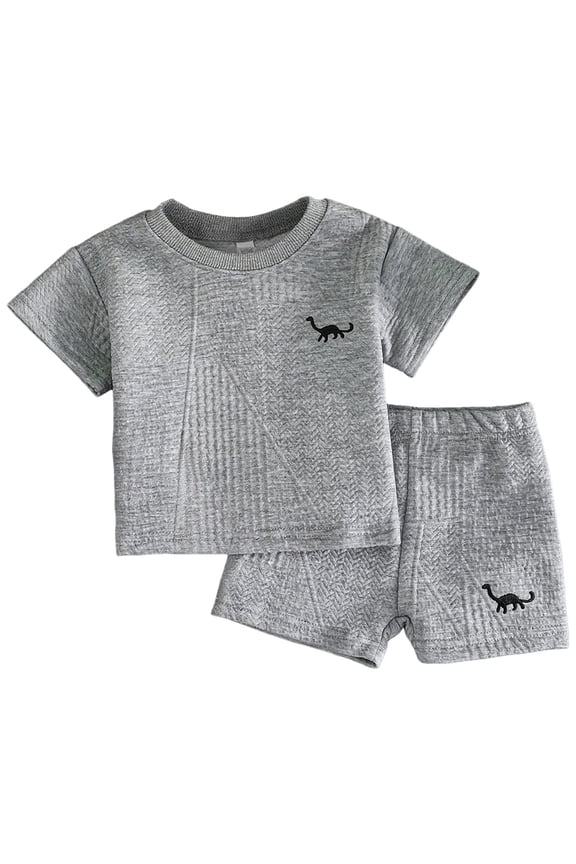 Toddler Boys Clothes Baby Boy Outfit Sets Baby Boy Summer Clothes Toddler Boy Outfits 12-18 Months,Grey