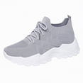 thumbnail image 1 of Rotm Walking Sneakers for Women Women's Lightweight Slip On Walking Running Shoes Grey,7.5, 1 of 6