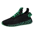 thumbnail image 1 of Rotm Women'S Walking Shoes Women & Mens Running Shoes Tennis Walking Gym Lightweight Workout Slip on Athletic Fashion Sneakers Green,36, 1 of 7