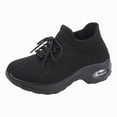 thumbnail image 1 of Rotm Women'S Walking Shoes Women's Lightweight Slip On Walking Running Shoes Black,7, 1 of 7
