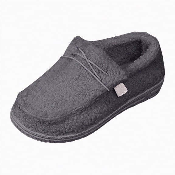 Rotm Womens Flats Shoes Dressy: Round Toe Bowknot Suede Foldable Comfortable Casual Slip On Ballet Loafers Women Business Casual Shoes Grey,Size 7