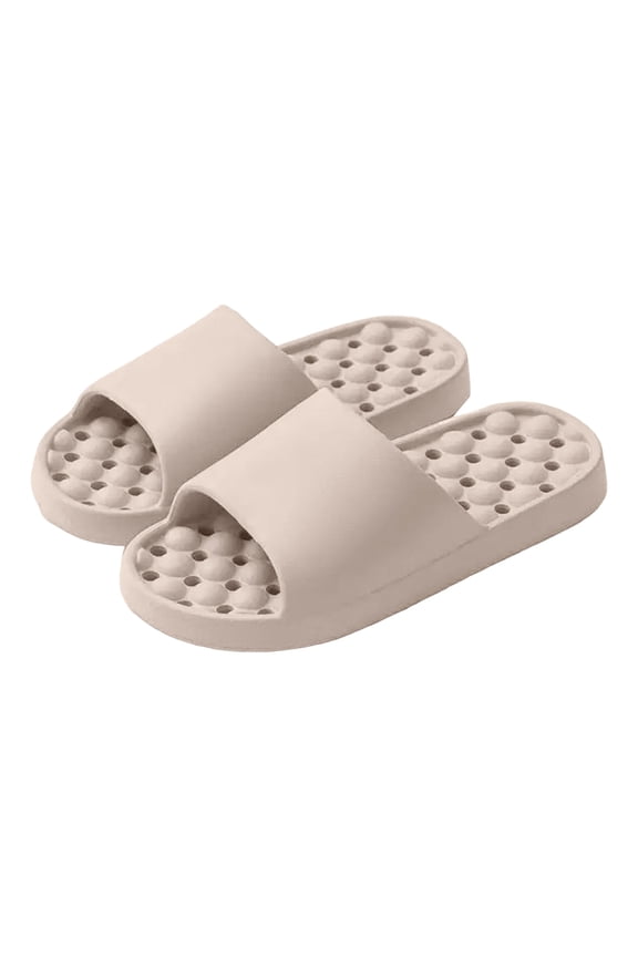 Womens Massage Sandals Massage Slippers for Women Men Plantar Fasciitis Pain Relief Bath Slides Sandals Grey,7