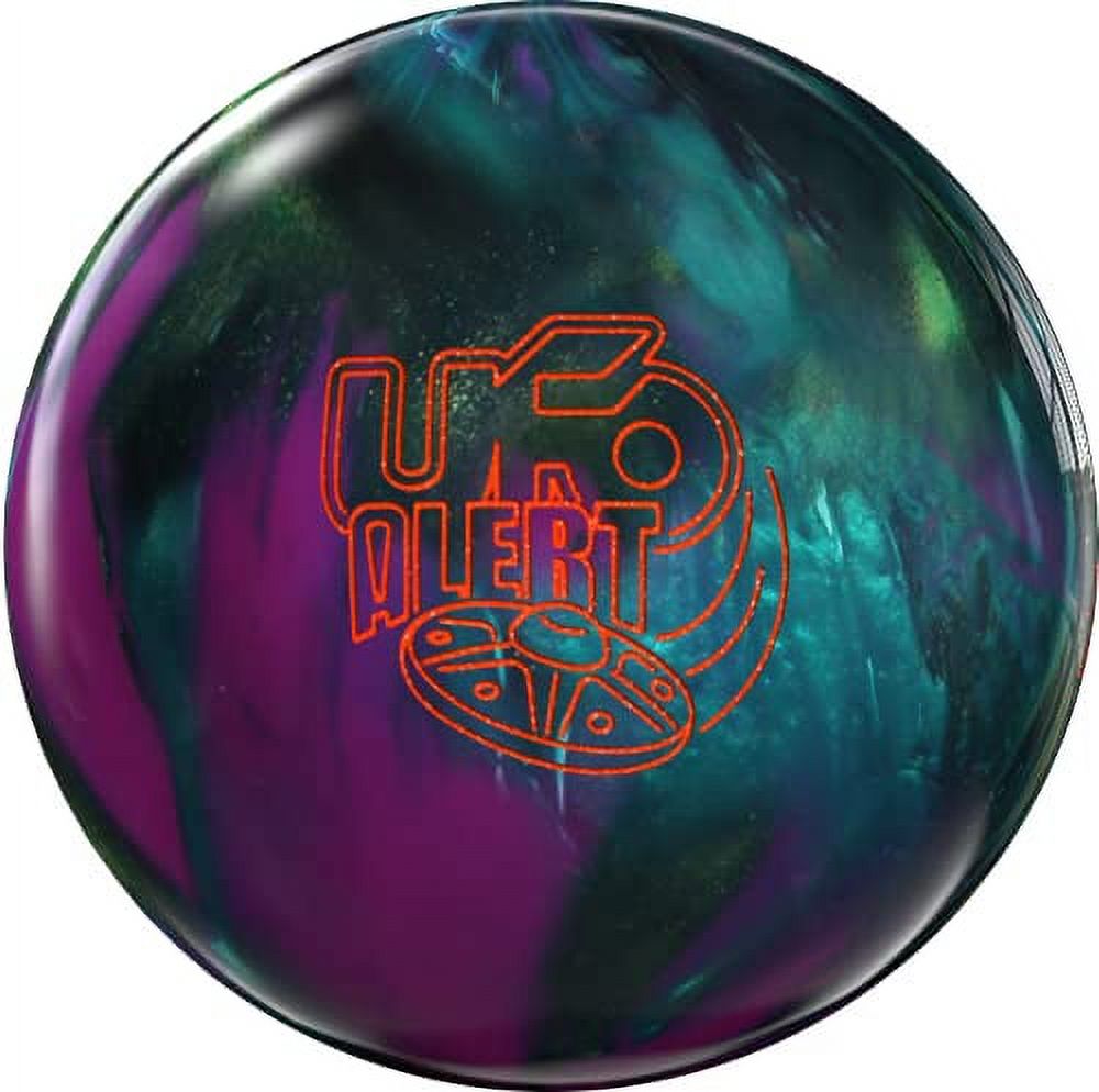 ボウリング　ユーフォーアラート(15ポンド) Roto Grip UFO Alert Bowling Ball, Purple Solid Emerald Teal, 15 lb