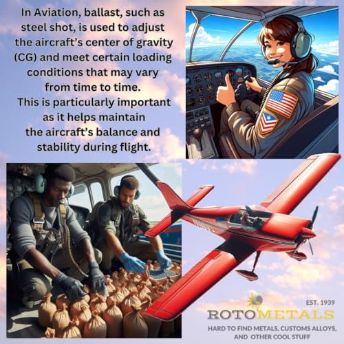 Roto Metals Ballast (50 Lb. Weight Filled) Steel Shot for Wakesurf