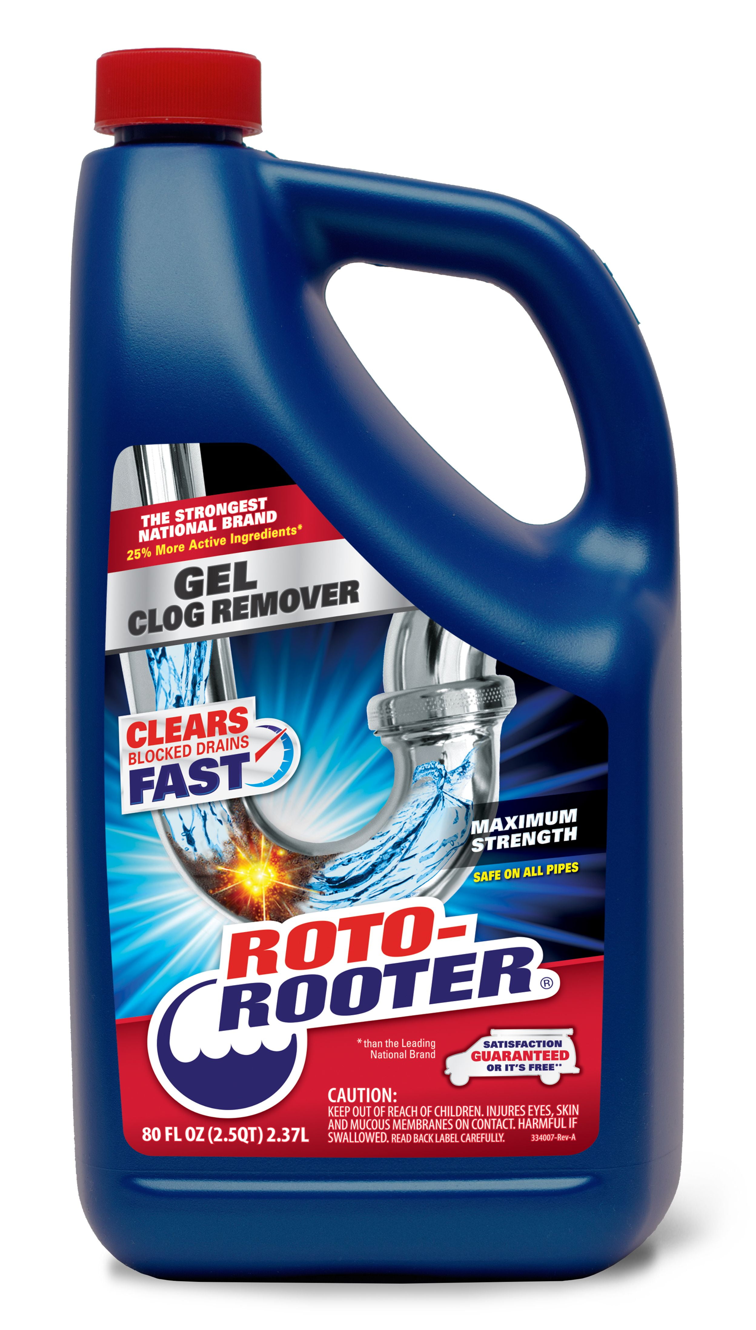 Roto-Rooter 128 oz. Drain Gel Clog Remover Maximum Strength 351399