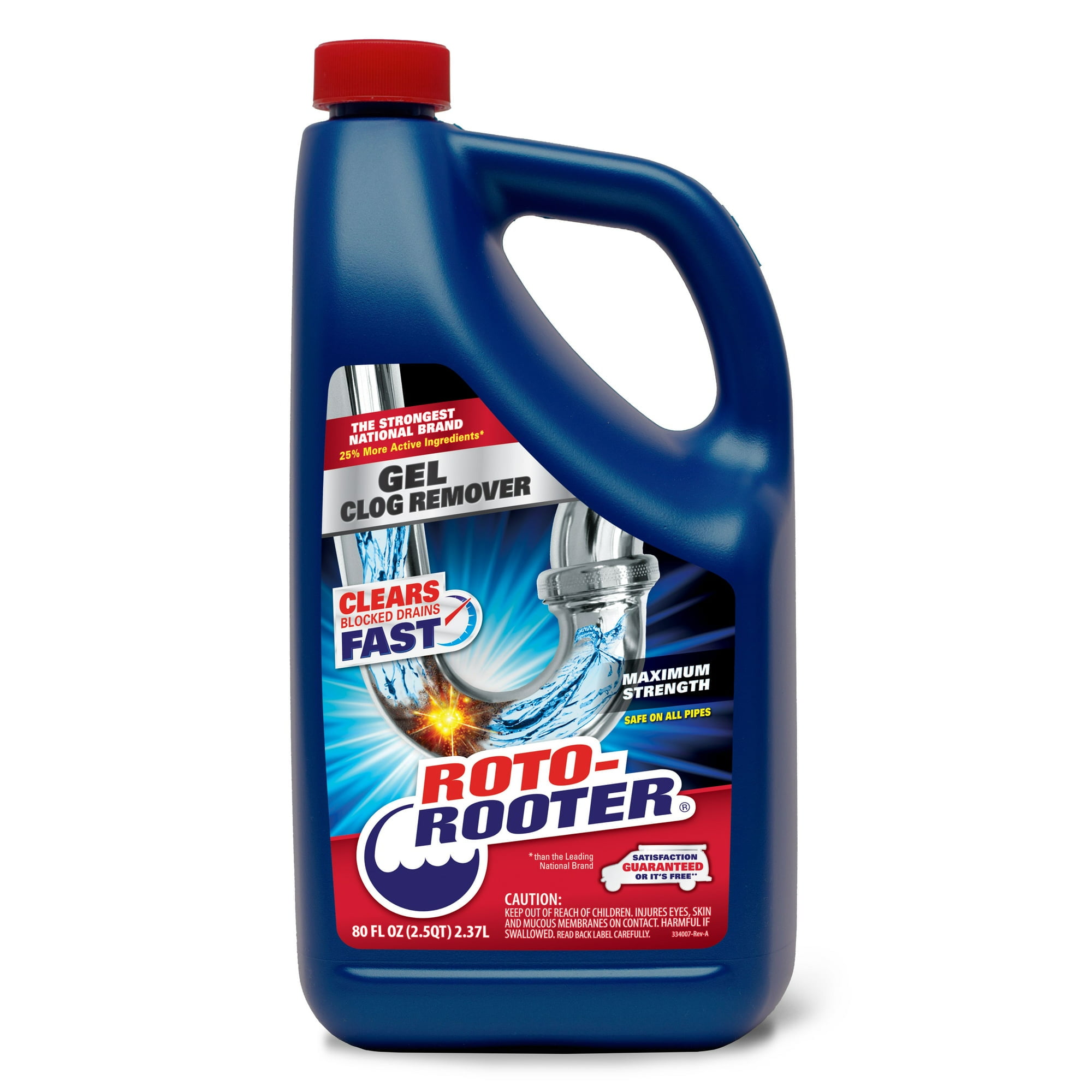 Roto Rooter Drain Cleaner and Unclogger Gel, 80 Oz