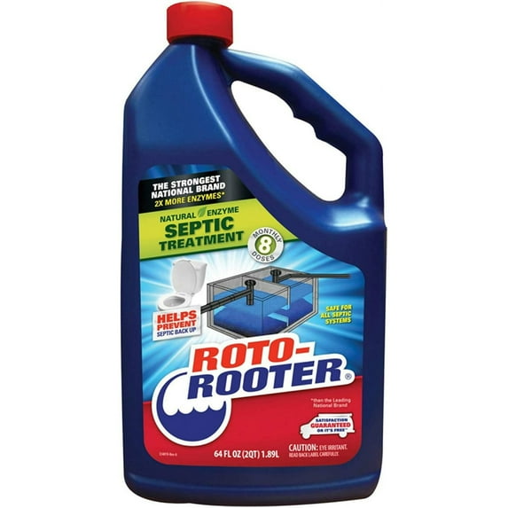 Roto Rooter Septic System Treatment, 8 Doses