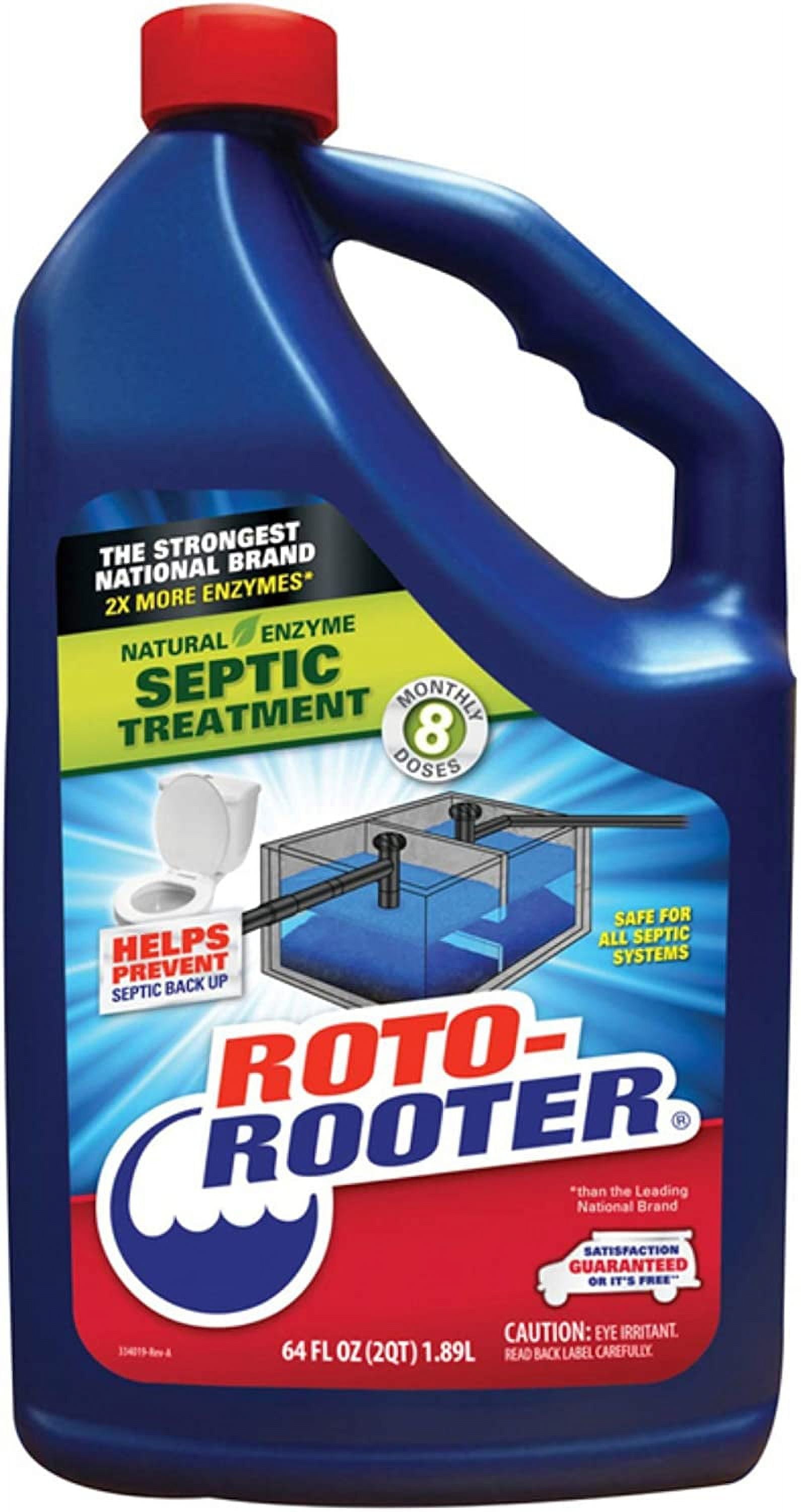 Roto Rooter Septic System Treatment, 8 Doses - Walmart.com
